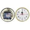 Uhren Zubehör DIY Quarzuhr Einsatz 1 Stück 130 mm Durchmesser 90-110 mm Installieren Sie arabische Ziffern Leicht