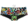 Set Mens badkläder sexiga super underkläder trosor gay badpåse bikini baddräkt strandbad shorts