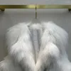 Women's Fur Vest Fashion Senior Personlighet Varma och bekväma 2024 Fall Winter 1202