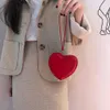 Borse da sera Borsa da polso a forma di cuore Love Borse per telefono rosse Borse da donna Borsa da polso Love Borsa con manico Borsa da donna Borsa da polso da donna 231218