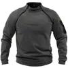 Tactische Jassen Y2K Heren Tactische Outdoor Fleece Cargo Jas Kleding Warme Rits Trui Heren Winddichte Jas Thermisch Wandelsweatshirt TechwearL231218