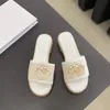 Mulheres de luxo chinelas de canal designer de marca feminina plataforma de verão sandálias femininas chinelas de salto baixo sapatos de praia sapatos de praia