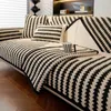 Cadeira cobre capa de sofá preto para sala de estar sofá de algodão esteira pet cão crianças antiderrapante slipcover protetor universal toalha