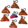 30 pz / lotto Emoticon Portachiavi Morbido Peluche Cacca Faccia Portachiavi Emoticon Portachiavi Borsa Ciondolo Fascino Portachiavi Gioielli con 218q