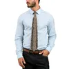 Gravatas borboleta marrom cobra gravata animal impressão diária usar pescoço unisex clássico elegante gravata acessórios de design de alta qualidade colar