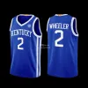 PERSONALIZZATO New Wears Maglie Kentucky Wildcats Grant Darbyshire 2022-23 Elite College Basketball Jersey Jacob Toppin Osca