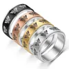 Cluster Ringe Mode Anti Stress Angst Ring Figet Spinner Für Männer Retro Frauen Schmetterling Drehbare Edelstahl