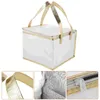 Serisolisoleringspåsar Tote Storage Pizza Isolated Transport Package Tyg Shopping Picknick