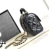 10A High Quality Designer Flap Bag Luxury Mirror Tote Bag Patent Leather Fashion Shoulder Bag Genuine Leather Spell Metal Chain Woman Bag 18cm Crossbody Bag with Box