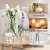 Vases Glass Vase Flower Pot Hydroponic Transparent For Flowers Dried Arrangement Bottle Decor Home Room