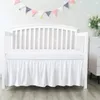 Sängkjol Crib Damm Cover Soft Elastic Baby For Bedroom Easy Installation Toddler Bedding Boys