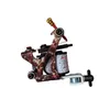 Nieuwe spoel tattoo machine set volledige set tattoo apparatuur secanslijn en beslaan dubbele machine tattoo set accessoires