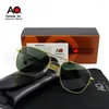 Солнцезащитные очки American AO мужские армейские военные авиационные пилотные солнцезащитные очки женские винтажные с оригинальной коробкой