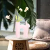 Vazolar masaüstü vazo nordic tarzı yemek masa seramik ev dekor nötr zemin çiçek modern dekorasyonlar