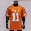 Custom Texas Longhorns Football Jersey NCAA College Bijan Robinson Whittington Joshua Moore Tarik Black Brenden Schooler Marcus Tillman Jr.