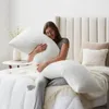 Pillow Memory Foam Body Pillow Large Ultra Plush White Satin pillowcase Bbl pillow after surgery Bolster pillow Throw pillow 231214