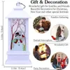 New Christmas Toy Supplies Christmas LED Candle Light Merry Christmas Decor for Home Xmas Tree 2023 Home Party Flashing LED Hanging Lantern Battery Powered