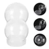 Party Decoration Clear Water Globes With Screw Off Caps Empty Snow Globe Making Props Plastic Christmas Display Favor