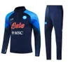 23 Napoli TrackSuit Maillot de football 22 23 24 Survêtements de football Demi-pull Veste à manches longues Kit enfants SSC Naples AE7 D10S Costume d'entraînement Train Tuta Chandal Jogging