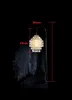 Creative Korean Luminous Shell Road Lead Fritillaria Table Flower Wind Chime Wedding Backdrop Walkway Stand Standcoration Hotel Wedding Hall Wedding Props 125