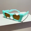 Zonnebril KAMMPT Onregelmatige Cat Eye-zonnebril Dames 2023 Mode Speciale gekerfde snoepkleur Brillen Merkontwerp UV400-bescherming Shades J231218