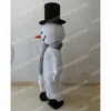 Costume de mascotte de bonhomme de neige de Noël, tenue de personnage de dessin animé, tenue de carnaval d'Halloween, taille adulte, fête d'anniversaire, tenue d'extérieur