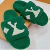 2024NEW Designers Winter Luxurys Women wool Slippers fur Fluffy Furry Warm letters Sandals Comfortable logo embroidery Flip Flop Soft Fluffy shoes