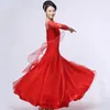 Stage Wear Modern Dance Dress National Standard Women Ballroom Performance Costumes Waltz Tango Foxtrot Flamenco Dresses