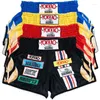 Shorts masculinos Thai Boxe Quick Dry Respirável Combate MMA Sanda Taekwondo Artes Marciais Treinamento Esportivo