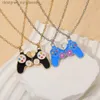 Collane con ciondolo Simpatico gatto cuore magnete collane per donne ragazze Kaii migliori amici Neko Doggy catena pendente animale BFF amicizia gioielli regaliL231218