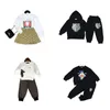 Automne et hiver Designer Vêtements pour enfants 2 ensembles cousus veste à glissière vêtements de sport extensibles taille de haute qualité 100 cm-160 cm livraison directe Dhhdl