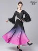 Stage Wear X2163 Lady Modern Dancing Dress Women's Waltz Social Dance Costumes Latin Suit Performance