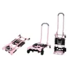 Andra trädgårdsmaterial Cosco Shifter Multi Position Folding Hand Truck and Cart Pink Trolley Shopping Cart 231218