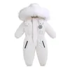 Conjuntos de roupas -30 terno de esqui de inverno mais veludo bebê macacão menino macacão quente crianças criança menina roupas crianças roupas casaco infantil sobretudo 231218