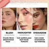 Blush Beauty Glazed Face Blush Palette Light Luxury Blush Palette Matt Matt Blush Powder Bright Shimmer Contour Highlight Blush Palette 231218