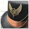 BERETS 2023 unisex män kvinnor handgjorda steampunk topp hatt scen magiska cosplay storlek 57 cm