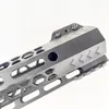 Crotek 13,5 tum lätt klämmonteringstyp M-Lok Handguards Edge CNC avfasning för .223/5.56 Svart färg MRSC-13B