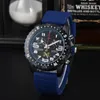 2024 Nya Hot Luxury Men's Watch Quartz Endurance Pro Avenger Chronograph 44mm Watches Flera färger Gummimän klockor