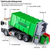 Sorting Nesting Stacking toys New Children Toys City Garbage Truck Model Diecast Plastics Sanitation Vehicle Car Sound Light Kids Xmas Gifts Q231218