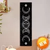 Moon phase Tapestry Stars Space Psychedelic Black And White Wall Hangings Moon phase Throw Blanket Home Decor Wall HangingHome Decoration