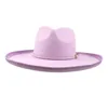 Berets 2023 Fashion Fedora Hat for Women Men Luxury Wide Brim Jazz with Belt Buckle Classic Legit Ageant Disuant