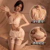 Women's Shapers Sexy Lingerie Female Three-point Adult SM Training Maid Suit Role Play Free From Temptation