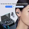 Cuffie wireless con clip per l'orecchio a conduzione ossea con design sportivo, gioia della musica, cancellazione del rumore e standby lungo. Perfetto per fidanzato/fidanzata.