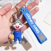 Doll keychain accessories Basketball creative new Bugs Bunny doll key chains rings cartoon trend bag hanging small gifts