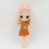 Bebekler dbs blyth mini bebek 10cm bjd normal vücut bebek sevimli kızlar hediye anime oyuncak rastgele elbise 231218