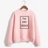 Men's Hoodies Sweatshirts Your OWN Design Brand Picture Custom print women Oneck Knitted Pullovers Thick Autumn Winter Candy Color Loose DIY 231218