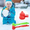 Gadgets al aire libre Práctico fabricante de bolas de nieve Agarre cómodo Clip de arena Dibujos animados Invierno Lanzamiento de bolas de nieve Bola de nieve Hacer clip Entretenimiento 231218