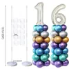 2set Ballon Colonne De Mariage Ballon Stand Ballon Titulaire Maison fête Ballon Décor Fête D'anniversaire Décoration Enfant Adulte Air Globos 102294L