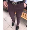 Pantaloni da uomo tinta unita tuta per piede piccolo gioventù allacciata alla caviglia