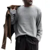 Men's Sweaters Clothing 1 Sweater All Seasons Black Dark Green Khaki Light Blue Gray Long Sleeve Brand